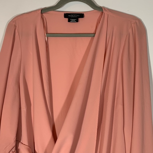 Michel Studio Pink Long Sleeved Blouse Top - Picture 2 of 9